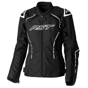 Veste femme RST S1 CE textile - noir/blanc