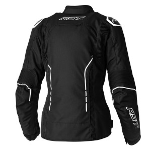 Veste femme RST S1 CE textile - noir/blanc