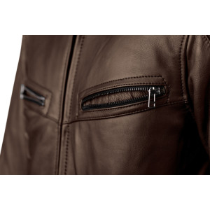 Veste RST Roadster 3 CE cuir - marron