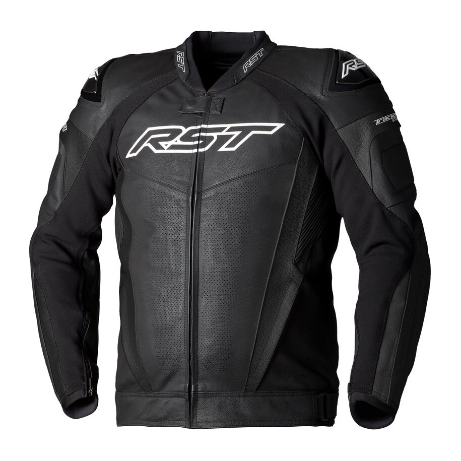 Veste cuir RST TracTech Evo 5 CE homme - noir/noir/noir