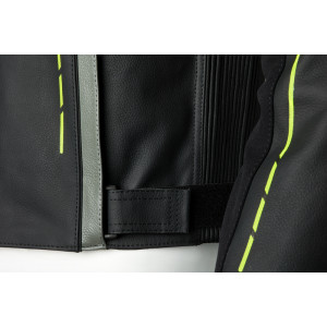 Veste RST S1 cuir homme - jaune fluo