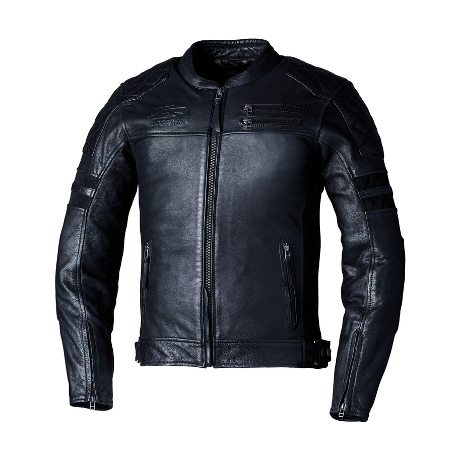 Veste RST Hillberry2 cuir CE homme - Noir
