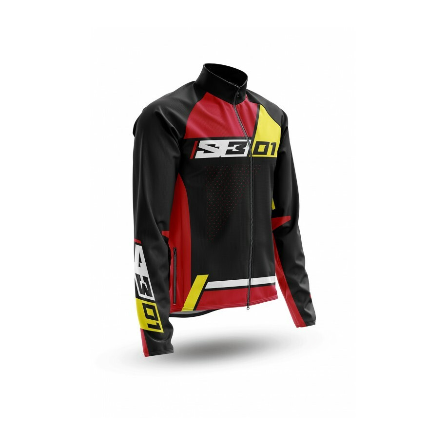 Veste S3 Collection 01 - noir/rouge taille L