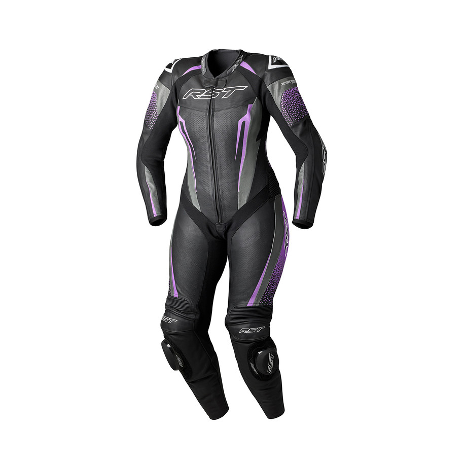 Combinaison femme RST TracTech Evo 5 CE - noir/fuchsia/gris