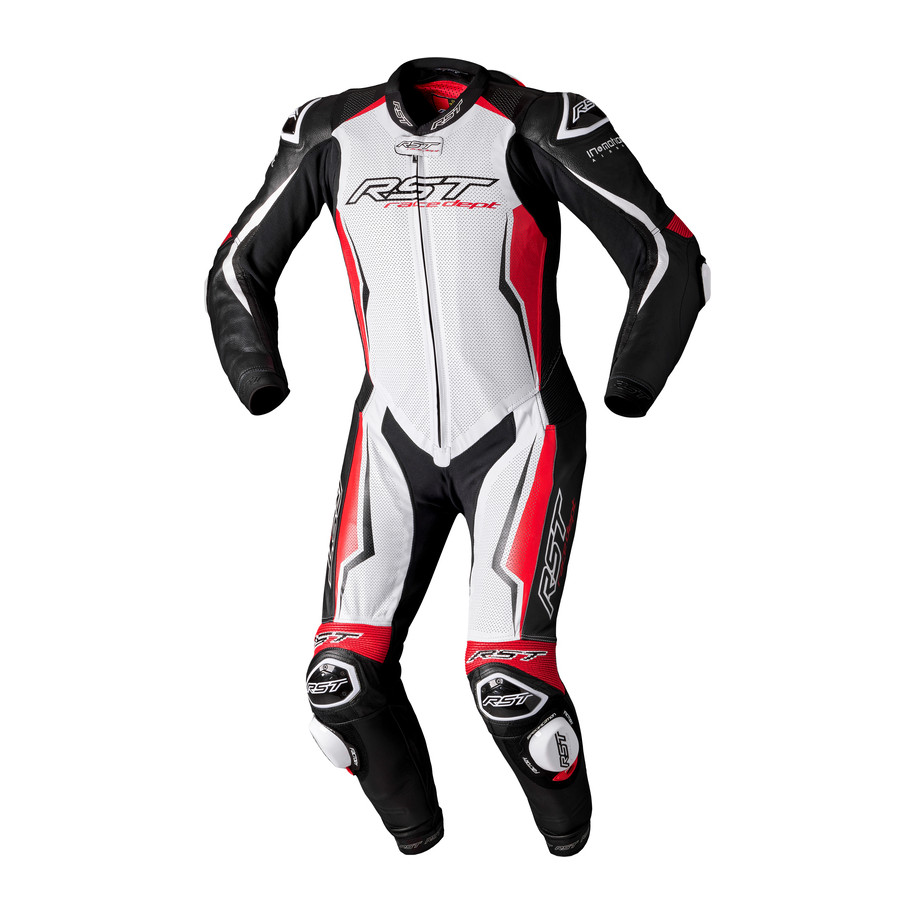 Combinaison RST V4.1 EVO Kangaroo airbag homme CE - blanc/rouge/noir