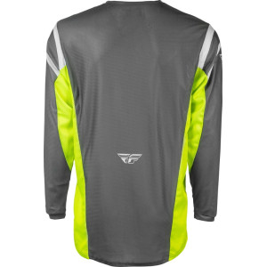 Maillot FLY RACING Kinetic Mesh - gris/jaune