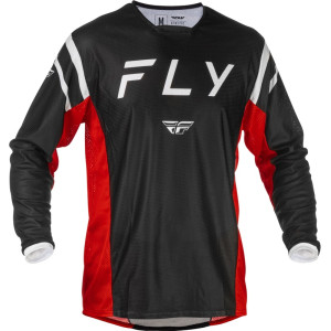 Maillot FLY RACING Kinetic Mesh - noir/rouge