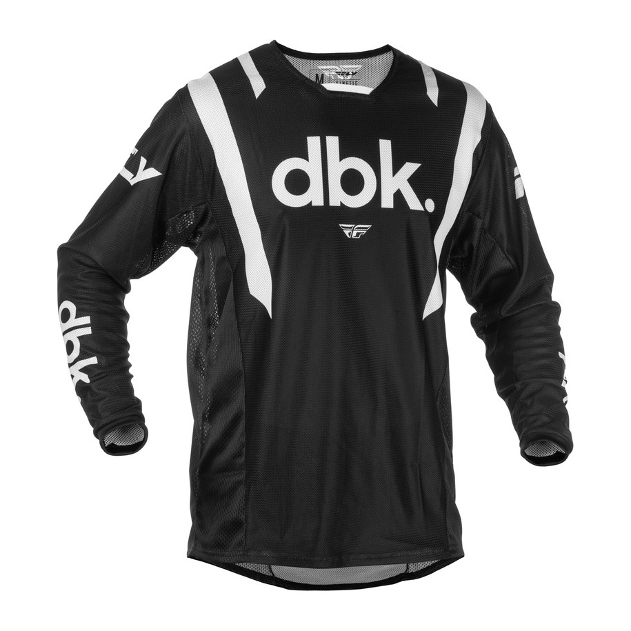 Maillot FLY RACING Kinetic Mesh DBK - noir/blanc