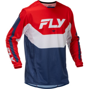 Maillot FLY RACING Kinetic - rouge/blanc/bleu