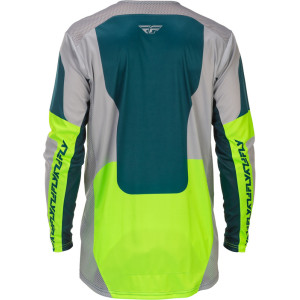 Maillot FLY RACING Lite - gris/Lime/Teal