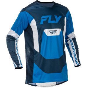Maillot FLY RACING Lite - bleu/blanc