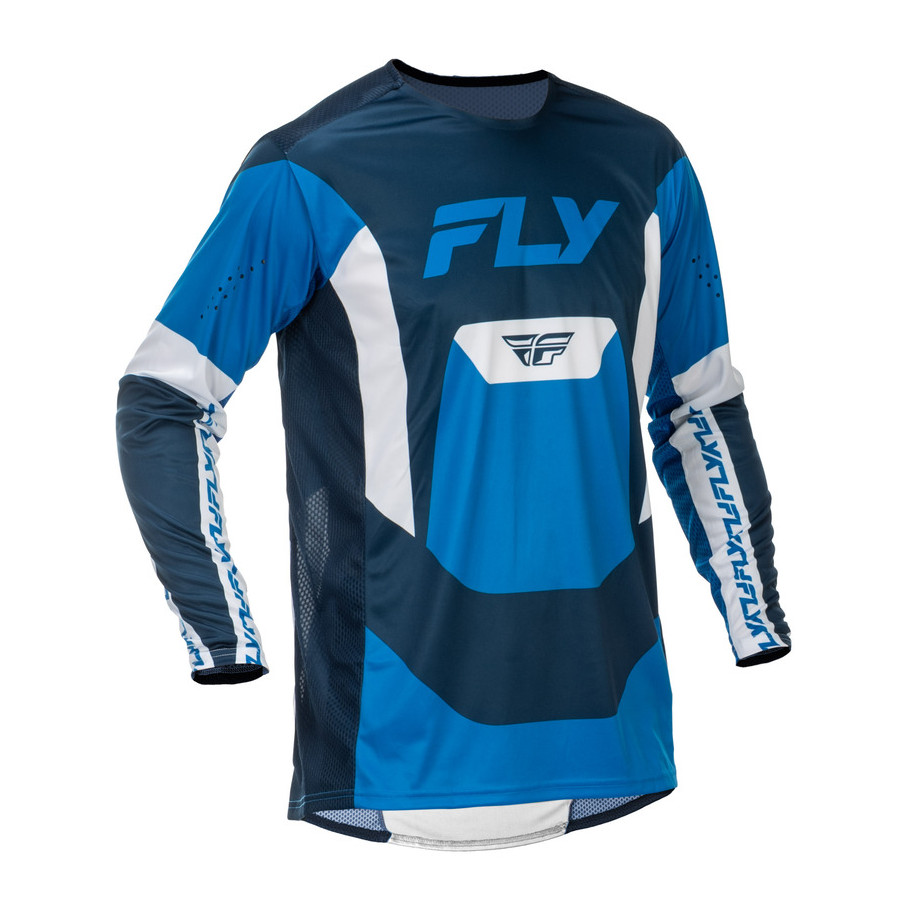 Maillot FLY RACING Lite - bleu/blanc
