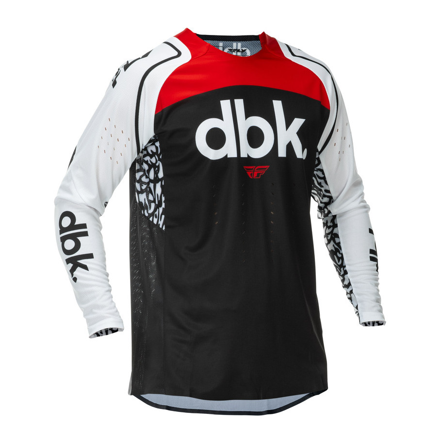 Maillot FLY RACING Evolution DST DBK Special Edition - noir/blanc/rouge