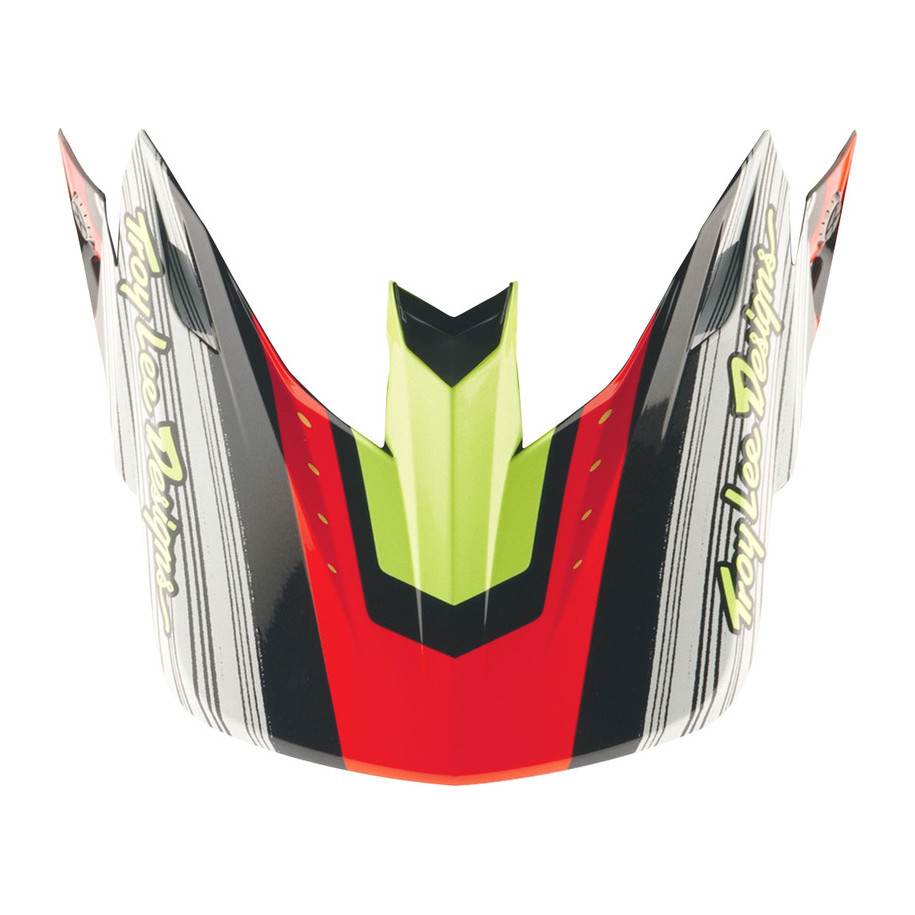 Visière TROY LEE DESIGNS SE5 Composite Stripes - noir/Infra Red