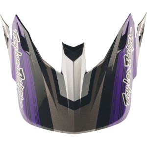Visière TROY LEE DESIGNS SE5 Carbon Stripes - noir/violet