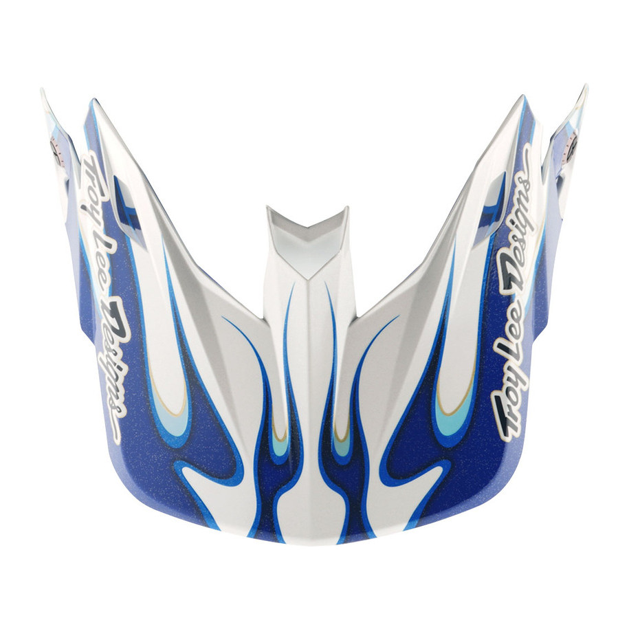 Visière TROY LEE DESIGNS SE5 Composite Torched - bleu
