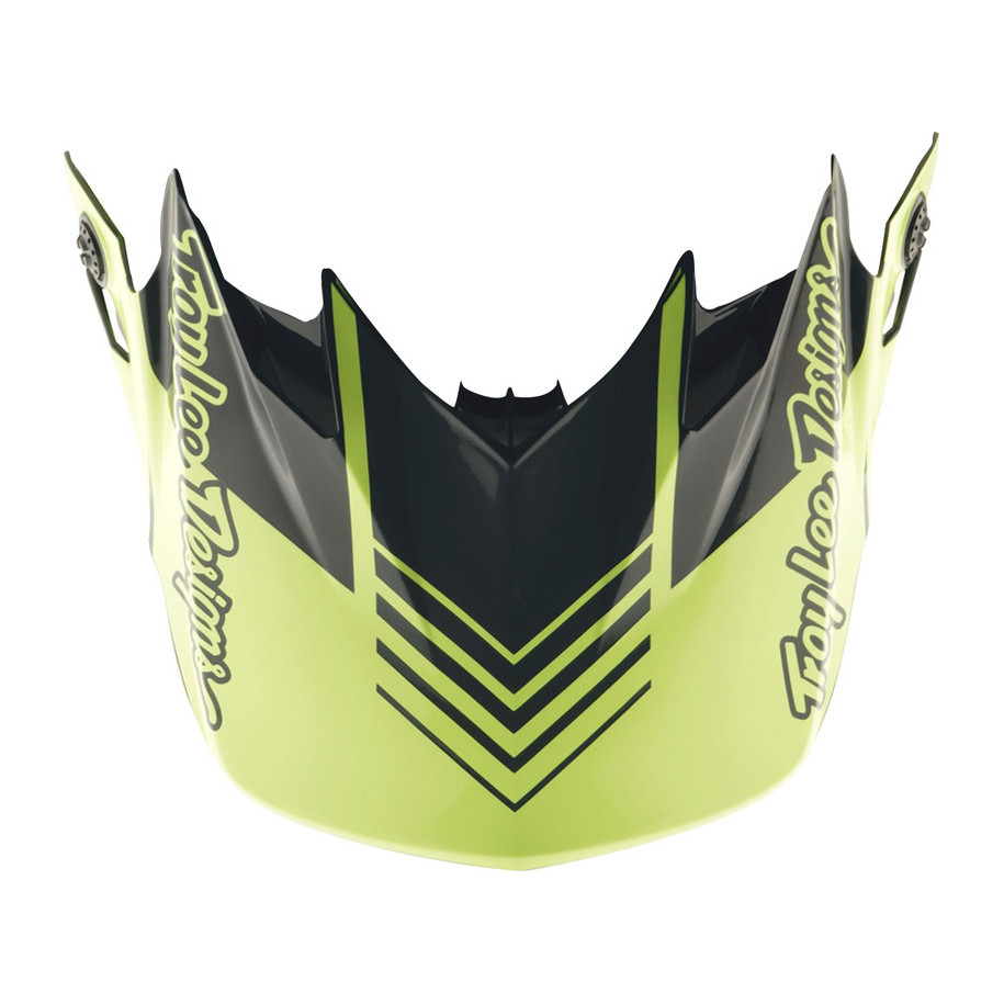 Visière TROY LEE DESIGNS GP Pro Segment - jaune fluo/noir