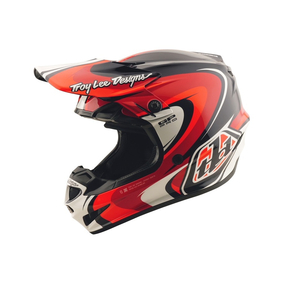 Casque TROY LEE DESIGNS GP Pro Crossover - Navy/rouge