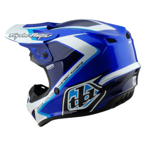Casque TROY LEE DESIGNS GP Shutter - bleu/blanc
