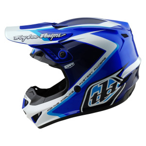 Casque TROY LEE DESIGNS GP Shutter - bleu/blanc