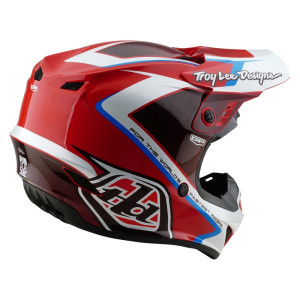 Casque TROY LEE DESIGNS GP Shutter - rouge/blanc