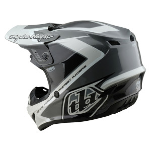 Casque TROY LEE DESIGNS GP Shutter - gris/blanc