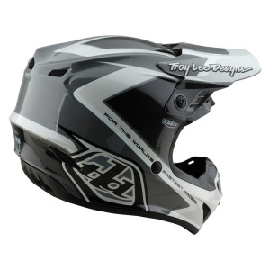 Casque TROY LEE DESIGNS GP Shutter - gris/blanc