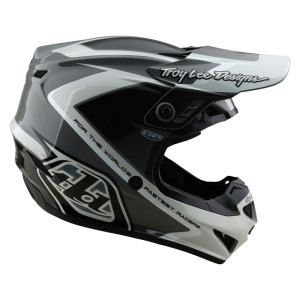 Casque TROY LEE DESIGNS GP Shutter - gris/blanc