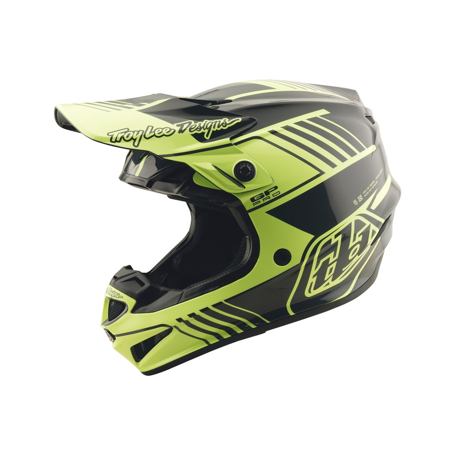 Casque enfant TROY LEE DESIGNS GP Pro Segment - jaune