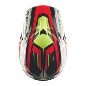 Casque TROY LEE DESIGNS SE5 Composite Stripes - noir/Infra Red