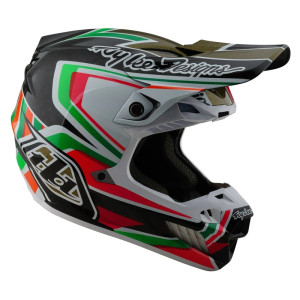 Casque TROY LEE DESIGNS SE5 Carbon Mips - Labyrinth noir