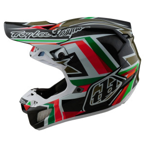 Casque TROY LEE DESIGNS SE5 Carbon Mips - Labyrinth noir