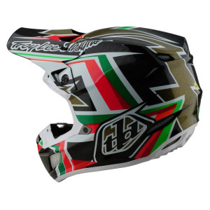 Casque TROY LEE DESIGNS SE5 Carbon Mips - Labyrinth noir