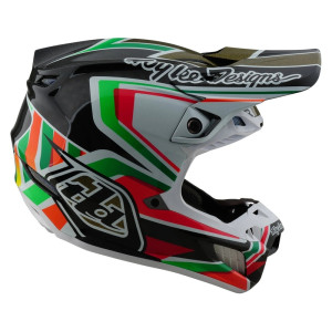 Casque TROY LEE DESIGNS SE5 Carbon Mips - Labyrinth noir