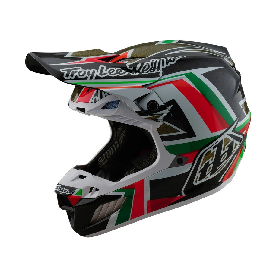 Casque TROY LEE DESIGNS SE5 Carbon Mips - Labyrinth noir