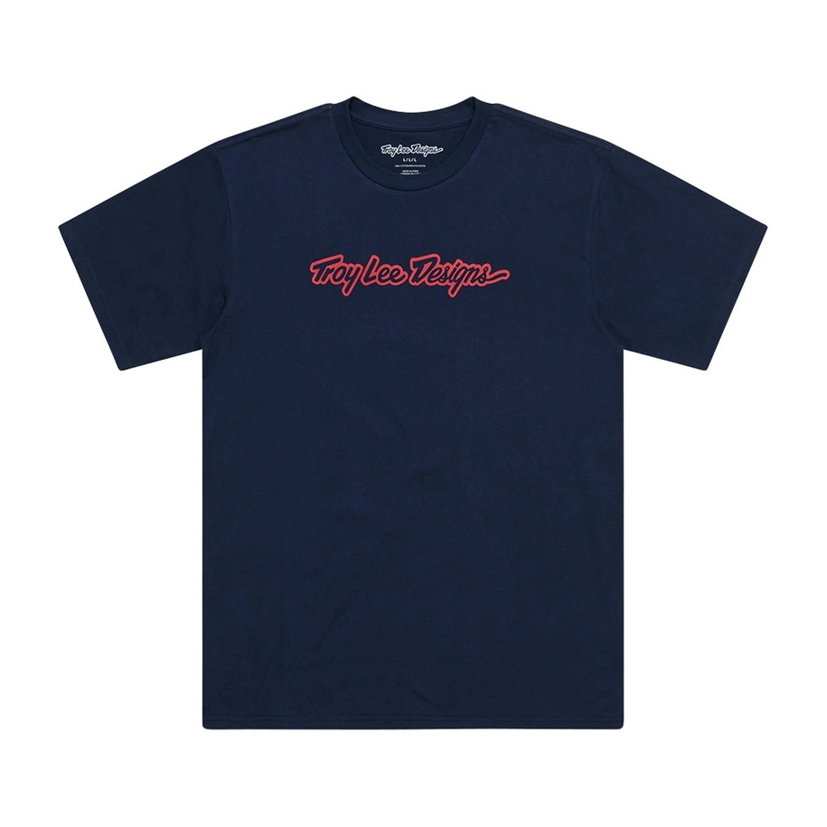 T-Shirt TROY LEE DESIGNS Signature - Navy