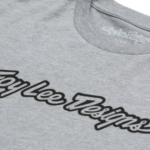 T-Shirt TROY LEE DESIGNS Signature - Gray Heather