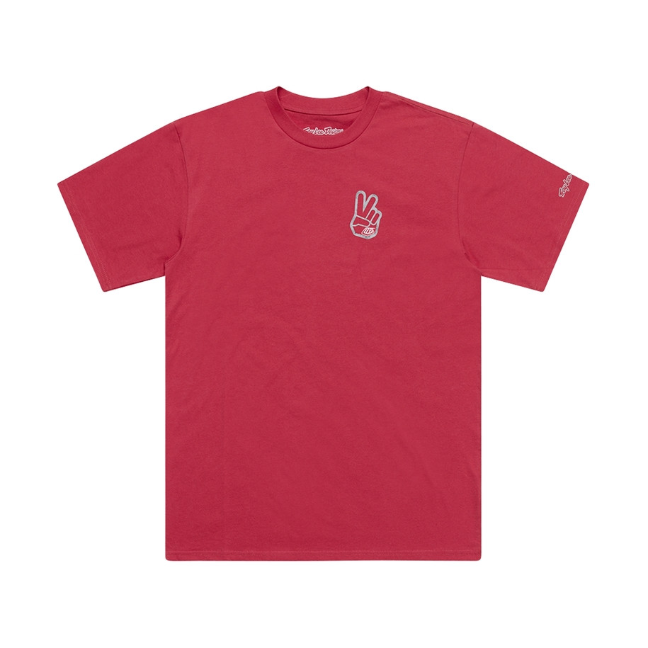 T-Shirt TROY LEE DESIGNS Peace Out - Fuchsia