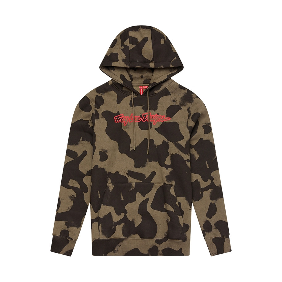 Hoodie TROY LEE DESIGNS Signature - Olive Camo