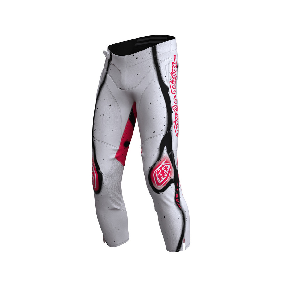 Pantalon enfant TROY LEE DESIGNS GP Pro Membrane - blanc/Infra Red