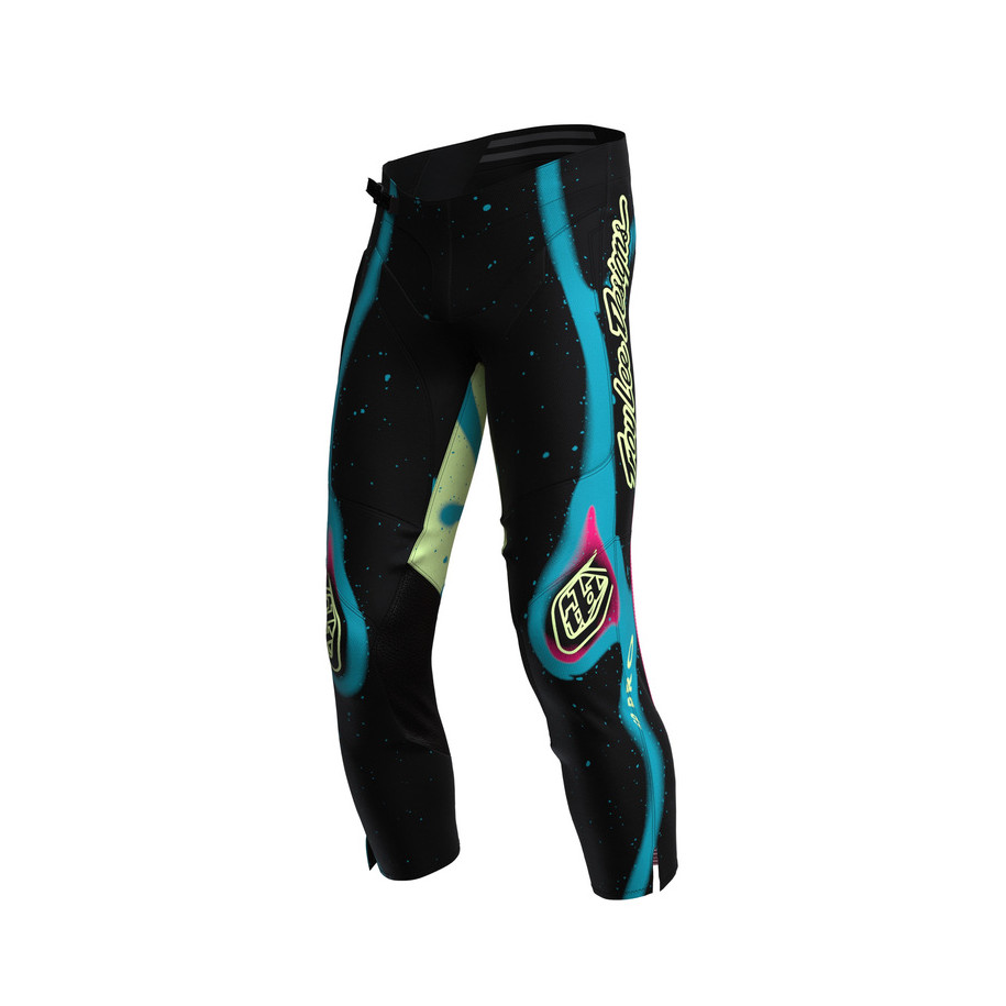 Pantalon enfant TROY LEE DESIGNS GP Pro Membrane - noir/jaune