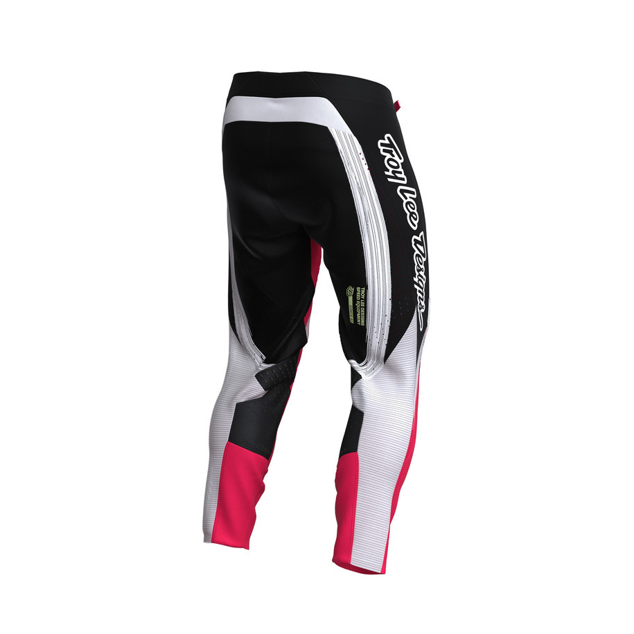 Pantalon TROY LEE DESIGNS SE Pro Stripes - Infra Red/noir