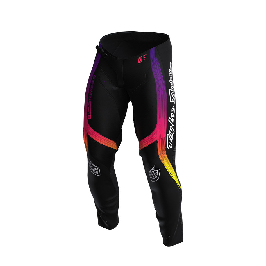 Pantalon TROY LEE DESIGNS SE Pro Stripes - noir/multi