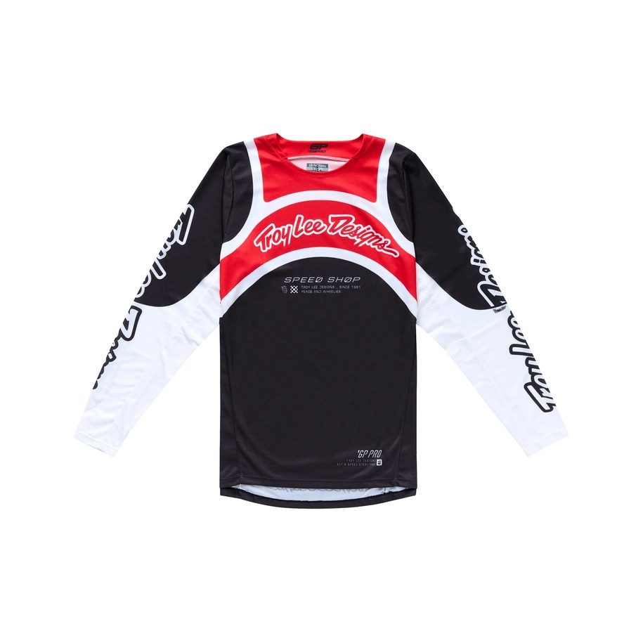 Maillot TROY LEE DESIGNS GP Pro Swerve - noir/rouge