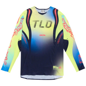 Maillot TROY LEE DESIGNS SE Ultra - Drip Glo Yellow/Dark Navy