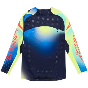 Maillot TROY LEE DESIGNS SE Ultra - Drip Glo Yellow/Dark Navy