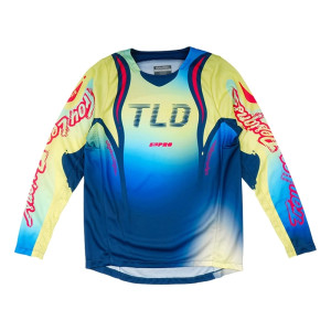 Maillot enfant TROY LEE DESIGNS GP Pro - Drip Glo Yellow/Dark Navy