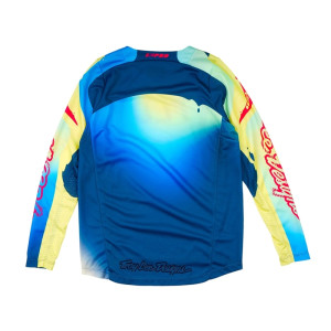 Maillot enfant TROY LEE DESIGNS GP Pro - Drip Glo Yellow/Dark Navy