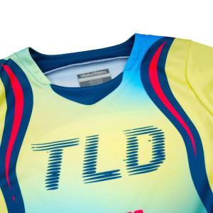 Maillot enfant TROY LEE DESIGNS GP Pro - Drip Glo Yellow/Dark Navy
