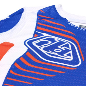 Maillot TROY LEE DESIGNS GP Pro Air - Ripple Blue/Orange